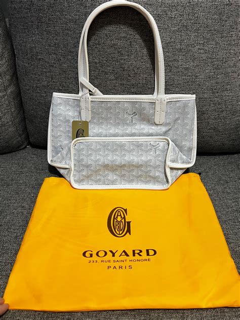 white goyard anjou